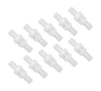 Generic Valvola di Ritegno per Tubo Flessibile a 1 Via da 10 Pezzi con Molla, Valvola di Ritegno di Arresto Dell'acqua Durevole per L'industria Chimica, Ad Alte Prestazioni (12 mm traslucido)