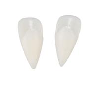 Generic Vampiri - Costume da denti, 1 paio di denti falsi, dentiere, dentiere, vampiri Fangs per accessori per cosplay, accessori per Halloween