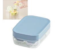 Generic Vaschetta per il Ghiaccio, Buona Tenuta, Leggera, a Prova di Fuoriuscite, 6 Scomparti, Facile da Usare, Mini Vaschetta per il Ghiaccio per Uso Domestico (BLUE)