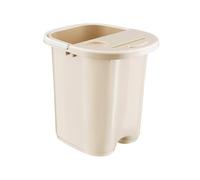 Generic Vaschetta per Pediluvio con Rulli E Punti Massaggianti, Vaschetta Multifunzionale Portatile Realizzata in Robusto Materiale PP, Adatta a Uomini E Donn, Lavandino Da Bagno