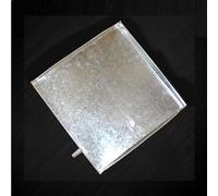 Generic - Vaschetta Raccogli Condensa per Condizionatore d'Aria Quadrata 40*40 Cm, con Tubo dell'Acqua 2M, Realizzato in Ferro Zincato, Adatto per Condizionatori Interni ed Esterni