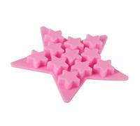 Generic Vassoio per Cubetti di Ghiaccio in Silicone Antiaderente Stampo a Forma di Stelle per la Decorazione di Torte, Regalo di Festa per gli Amanti del Vino (#1)