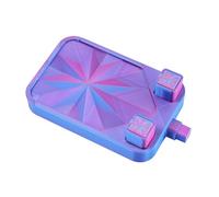 Generic Vassoio per Diamond Painting, Vassoio per Smistamento per Perline, Accessorio con Coperchio Organizer in PP Rinforzato per Materiali Artigianali, Prog, Blu E Viola