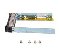 Generic Vassoio per Disco Rigido SAS da 2,5" per X3850 X6 X3650 ST550, Supporto per Disco Rigido Stabile e Durevole per Professionisti IT, Materiale ABS in Metallo Argento