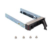 Generic Vassoio per Disco Rigido SAS Durevole Argento da 2,5 Pollici con 4 Viti per SR650 SR550 SR570 HR630X HR650S