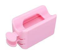 Generic Vassoio per Riciclo Polvere Dip Efficiente per Immersione delle Unghie per Manicure in Salone/casa, Plastica ABS, Kit con Pennello, per Principianti/professionisti (Rosa 3 pezzi)