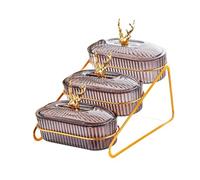 Generic Vassoio per, Vassoio per Snack, Fruttiera, Muffin, Cucina, Grigio