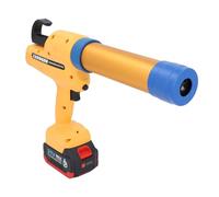 Generic Velocità Regolabile 21 V Pistola a Pezzi a Batteria con Luci a LED per le Cime della Stufa Cucina, Pistola Calafataggio a Cordone per l'installazione di Apparecchi per Doccia (Plug