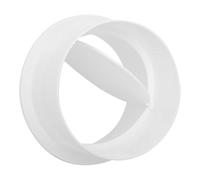 Generic Ventilatore Estrattore da 4" in Plastica ABS per Cucina, WC, Bagno, Design Leggero e Atossico, Guarnizione a Tenuta Stagna per Anti-retro, Adatto per Condotti Solidi/flessibili