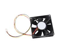 Generic Ventola di Raffreddamento Silenziosa per PC da 80 Mm con Connettore a 3 Pin ABS Affidabile per la Ventilazione del Case del Computer (2000RPM)