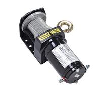 Generic Verricello Elettrico 12V 2000LBS con Nucleo in Rame e Gancio in Lega per Applicazioni di Sollevamento Pesanti