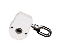 Generic Verricello per da Sole Snodato Arganello per da Sole, Manuale, verricello con meccanismo di Bloccaggio, terrazze, Bianco Standard