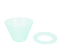 Generic Versare Sopra il Gocciolatore del caffè, PP per Uso Alimentare Dal Design a Fondo Piatto con Tazza Filtro Facilmente Rimovibile per la Preparazione del caffè nel Ristorante Domestico (verde