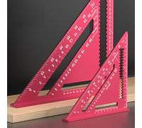 Generic Versatile Strumento da Carpentiere Quadrato di Precisione a 90 Gradi per Trave per il Miglioramento della Casa in Lega di Alluminio 19x18,8x2,2 Cm (7 pollici)