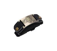 Generic Versatile Tracolla per Chitarra con Rivetti in Metallo e Pelle PU per Ridurre Al Minimo il Feedback Nelle Chitarre a 6/7 Corde e Vari Tipi di Bassi (Scorpione Nero)