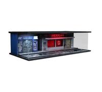 Generic Vetrina Da Garage in Metallo Pressofuso in 1/64 con Illuminazione per Veicoli di Piccole Dimensioni