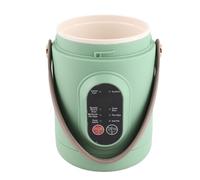 Generic Viaggia per Pentola Elettrica Portatile Mini Pentola Multifunzione da 500 W Elettrica Versatile per Viaggiatori in Acciaio Inossidabile Portatile Campeggio (Plug 220v)