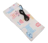 Generic Viaggio del Riscaldatore di Biberon, Motivo dei Cartoni Animati della Bottiglia USB No Agente Fluorescente Vicino e Compatto per la Casa per Viaggiare per l'esterno (Gatto)