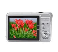 Generic Videocamera Digitale HD per Bambini con Schermo da 2,7" per Accensione/spegnimento Automatico per Bambini, Ritratto Notturno, Sport, Spiaggia, Materiale Plastico Non Tossico (SILVER)