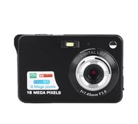 Generic Videocamera Digitale HD per Bambini con Schermo da 2,7" per Accensione/spegnimento Automatico per Bambini, Ritratto Notturno, Sport, Spiaggia, Materiale Plastico Non Tossico (BLACK)