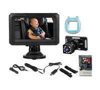 Generic Videocamera per Auto per Bambini 1080P Ad Alta Definizione con Monitor per Visione Notturna da 4,3" per la Sicurezza Rivolta All'indietro