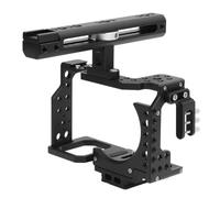 Generic Videocamera Videocamera, Gabbia per Fotocamera in Lega di Alluminio con Supporto Al Braccio Articolato per il Microfono