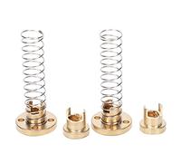 Generic Vietto di Piombo Dado in Ottone, T8 Dado Piombo Hickory Anti -clearance Filetto in Ottone Molla di a Dadi Elimina Accessori per Stampanti 3D 3D