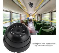 Generic Visione Notturna a Infrarossi con Telecamera AHD 1080p Regolabile a 360 Gradi per Auto con Cabina, Guscio in Ferro Bianco (BLACK)