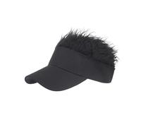 Generic Visor con Capelli per Uomini, Cappellino con Parrucca con Capelli Divertenti per per Feste, Pesca, Escursioni (#4)