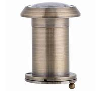 Generic Visualizzatore per Porta da 220 Gradi Ottica Grandangolare Resistente Alla Corrosione con Coperchio per la Sicurezza Domestica Rame/vetro Ottico Argento Spazzolato (Bronzo)