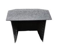 Generic vocale insonorizzata portatile, cubica per filtrare il rumore, di registrazione desktop per la casa che diminuisce, Nero Interno