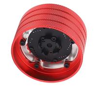 Generic Volantino RC in Alluminio, Design Antiscivolo Anodizzato Leggero e Durevole con Disco Freno a Disco di Simulazione, per Accessori di Aggiornamento del Telecomando NB4 RC (SILVER)