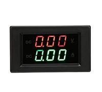 Generic Voltmetro CC e Amperometro con Doppio Display - Frequenza di Aggiornamento Rapida per il Monitoraggio della Batteria - Adatto per il Monitoraggio di Tensione e Corrente - Ideale per L'uso