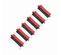 Generic Wave Heat Perm Rod Bigodini Fermaglio per Capelli Strumento per Parrucchieri Pratici Rulli per Capelli con Presa per 6 Pezzi Casuali 3,7 "Styling Perfetto per Tutti i di (Numero 1 (12 X 2,8