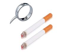 Generic XHBTS Annie Leonhart Anello Anime Cosplay, Accessori Prop e Sigarette finte, Costume, Argento, Metallo, Nessuna pietra preziosa