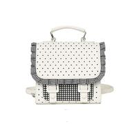 Generica borsa a tracolla retrò con stampa a pois, grande borsa per la | Borsa a tracolla retrò con stampa a pois, stile preppy, borsa a tracolla per donne, viaggi, lavoro