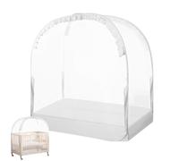 generica per presepe - per presepe, pop-up con rete traspirante, protezione per il letto per bambini più piccoli, impedisce l'arrampicata, copertura portatile leggera