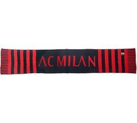 Generico 0901N|#AcMilan Sciarpa Jacquard Sciarpa Logata Jacquard, Uomo, Rossonero, L