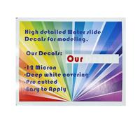 Generico 1/12 T Shirt 2009 Chicken Water Decals to Convert Your Pilot for Rossi Figure TB Decal TBD17