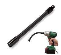 Generico 1/2 Flexible Shaft Extension Bar for Ratchet & Impact Wrench, Flexible Socket Extension Tool for Tight Spaces Automotive Repair, Chrome Vanadium Flex Drive Connecting Rod