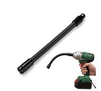 Generico 1/2 Flexible Shaft Extension Bar for Ratchet & Impact Wrench, Flexible Socket Extension Tool for Tight Spaces Automotive Repair, Chrome Vanadium Flex Drive Connecting Rod