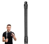 Generico 1/2 Flexible Shaft Extension Extender, Bendable Socket Bar with 360° Flex, Ratchet Wrench Adapter for Automotive Repair and Tight Space Work