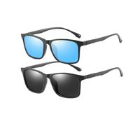 Generico 1-2 pezzi di occhiali da sole uomo quadrati con montatura ultraleggera for la guida pesca