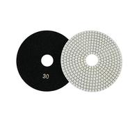 Generico 1/2pcs 6 Pollici 150mm tamponi for lucidatura diamantati a Secco/Bagnato Dischi abrasivi Flessibili for Strumenti di macinazione di Pietra di Marmo di Granito di Granito(30)
