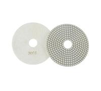Generico 1/2pcs 6 Pollici 150mm tamponi for lucidatura diamantati a Secco/Bagnato Dischi abrasivi Flessibili for Strumenti di macinazione di Pietra di Marmo di Granito di Granito(3000)