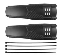 Generico 1/2PCS Mountain Bike Parafango Bicicletta Adatto for Pneumatici Anteriori Posteriori Set 11.4 "Lunghezza 3.5" Larghezza(XQ221 2PCS)