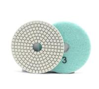 Generico 1/3 Pezzi 80mm-125mm Disco diamantato for lucidatura a 3 passaggi diamantato a Secco o Bagnato Disco diamantato Premium for lucidatura for Cemento Marmo Granito