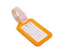 Generico 1-30 Pezzi di Etichette Colorate for Bagagli, Borse for Gruppi turistici, Etichette for Nomi di Bagagli, Lettere Pendenti, Etichette for imbarco Aereo, Accessori da Viaggio(Orange,30pcs)