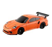 Generico 1/43 Mini RC Drift Car Gyro, 2.4G 4WD 15KM / H Modello di Auto da Corsa elettrica RC a proporzione Completa con luci a LED, Veicolo telecomandato per Adulti,Arancia