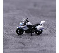 Generico 1/64 in miniatura in lega di moto modello di pubblica sicurezza speciale della polizia per esposizione regalo di compleanno per bambini da collezione